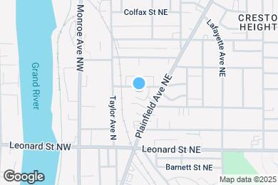 Map image of the property - 38 Grove St NE