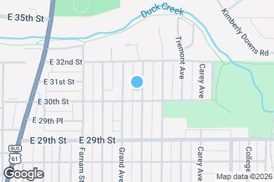 Map image of the property - 3014 Davenport Ave