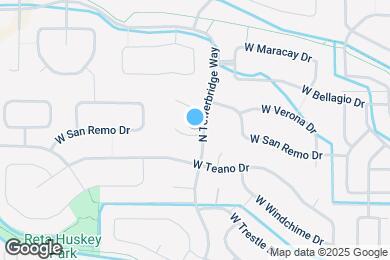 Map image of the property - 2480 W San Remo Ct