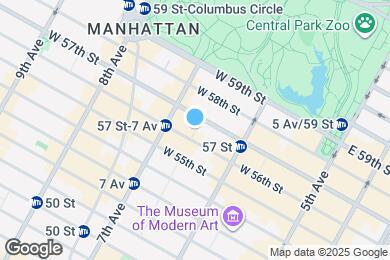 Map image of the property - 146 W 57th St