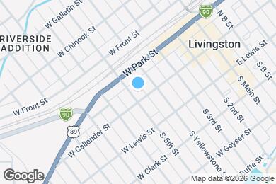 Map image of the property - 418 W Callender St