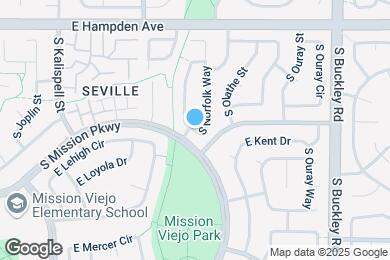 Map image of the property - 3789 S Norfolk Way