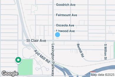 Map image of the property - 1087 St Clair Ave