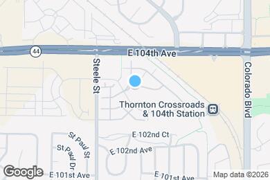 Map image of the property - 3242 E 103rd Dr