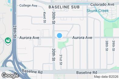 Map image of the property - 3090 Aurora Ave