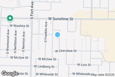 Map image of the property - 1913 S Broadway Ave
