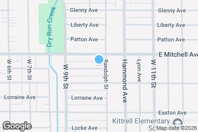 Map image of the property - 1171 Bourland Ave