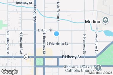 Map image of the property - 219 N Jefferson St