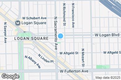 Map image of the property - 2947 W Logan Blvd