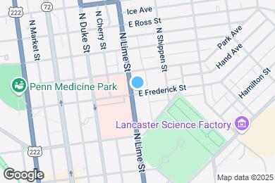 Map image of the property - 203 E Frederick St