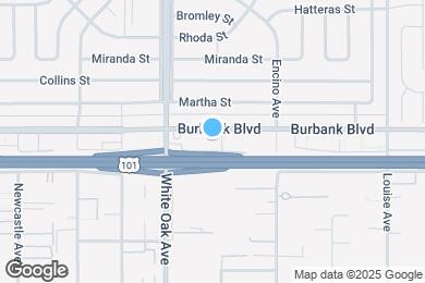 Map image of the property - Encino Palms Apartments