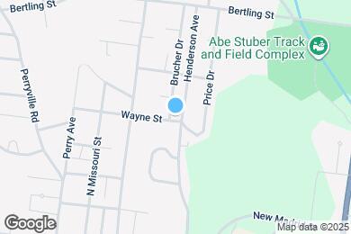 Map image of the property - 1202 Wayne St