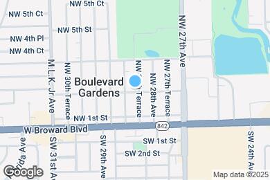 Map image of the property - 201 NW 28th Terrace
