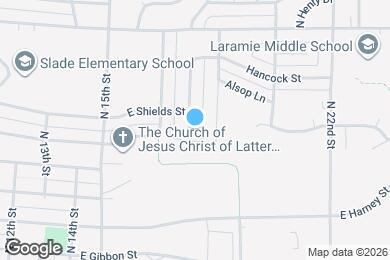 Map image of the property - 1083 N 18th St
