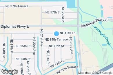 Map image of the property - 2203 NE 15th Terrace