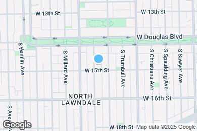 Map image of the property - 1443 S Drake Ave