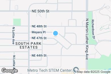 Map image of the property - 1633 NE 47th St