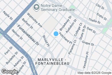 Map image of the property - 2807 Broadway St