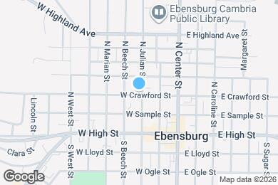 Map image of the property - 301 N Julian St