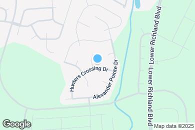 Map image of the property - 455 Hunters Crossing Dr