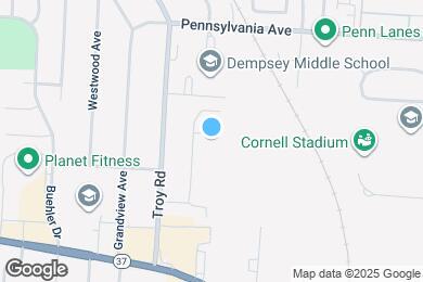 Map image of the property - 181 Northwood Dr