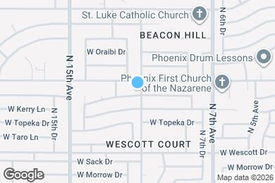 Map image of the property - 1302 W Kristal Way