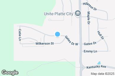 Map image of the property - 1827 Gates Dr W