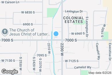 Map image of the property - 2246 W 7000 S