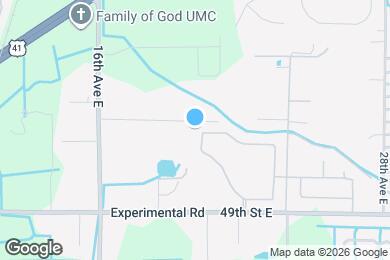 Map image of the property - 2305 50th St Cir E