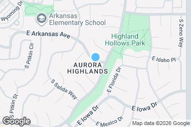 Map image of the property - 17852 E Florida Ave