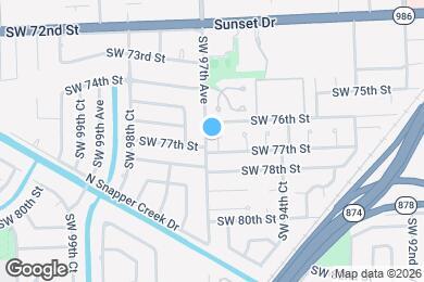 Map image of the property - 7632 SW 96th Ct