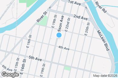 Map image of the property - 119 Madison Ave