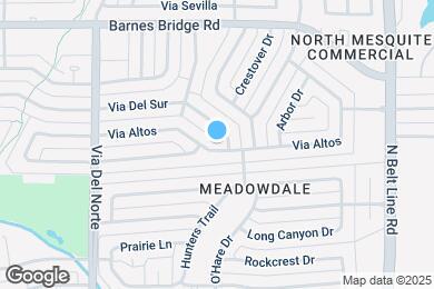 Map image of the property - 501 Via Altos