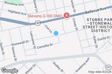 Map image of the property - 1300 Stonewall St