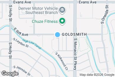 Map image of the property - 2325 S Linden Ct