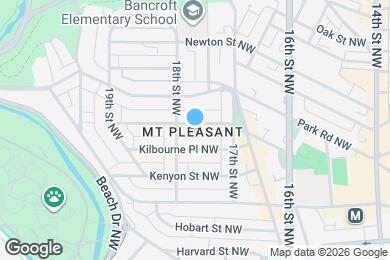 Map image of the property - 1746 Lamont St NW