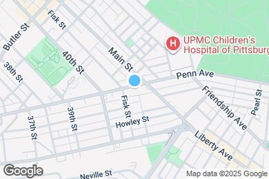 Map image of the property - 4054 Penn Ave