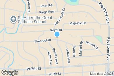 Map image of the property - 1705 Elmcrest Dr