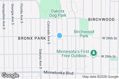 Map image of the property - 2809 Brunswick Ave S