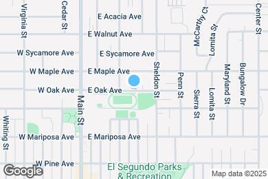 Map image of the property - 321 E Oak Ave
