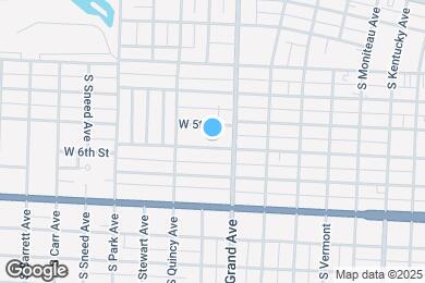 Map image of the property - 808 W 6th St