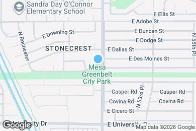 Map image of the property - 609 N Balboa
