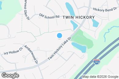Map image of the property - 4720 Twin Hickory Lake Dr