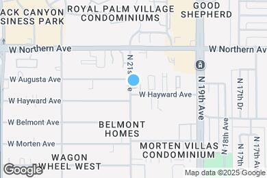 Map image of the property - 7829 N 21st Ave