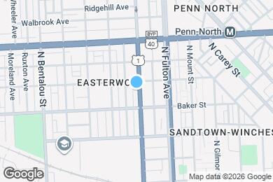 Map image of the property - 1636 N Monroe St