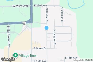 Map image of the property - 2021 N Kimball St