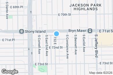 Map image of the property - 7109-15 S Ridgeland Ave 1736-44 E 71st Pl Chicago, IL 60649