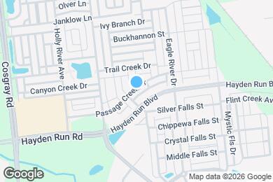 Map image of the property - 5787 Passage Creek Dr