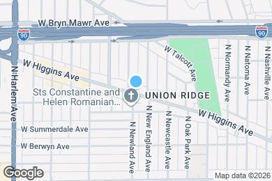 Map image of the property - 6852 W Higgins Ave
