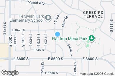 Map image of the property - 8475 S 1575 E